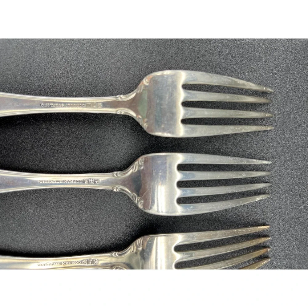 Andante Sterling Silver Dinner Fork Set 4 Pieces By Gorham Silver